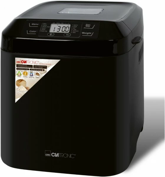 Brotbackautomaten Clatronic BBA 3774 Brotbackautomat Schwarz 3 Brotbackautomaten Clatronic BBA 3774 Brotbackautomat Schwarz – Bild 3