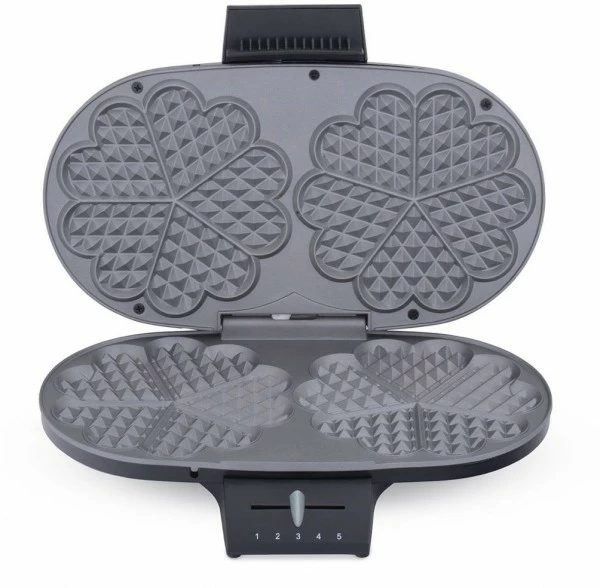 Waffelautomaten Cloer 1320 Doppelwaffelautomat Schwarz 2 Waffelautomaten Cloer 1320 Doppelwaffelautomat Schwarz – Bild 2