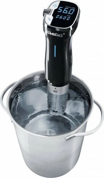 Dampfgarer & Reiskocher Steba SV 50 + VK 1 + Rezeptheft Sous-Vide Garer Edelstahl/schwarz + Weiß 4 Dampfgarer & Reiskocher Steba SV 50 + VK 1 + Rezeptheft Sous-Vide Garer Edelstahl/schwarz + Weiß – Bild 4