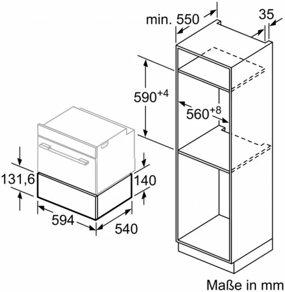 Geschirr- Und Kochplattenwärmer NEFF NAH11 Wärmeschublade Edelstahl 5 Geschirr- Und Kochplattenwärmer NEFF NAH11 Wärmeschublade Edelstahl – Bild 5