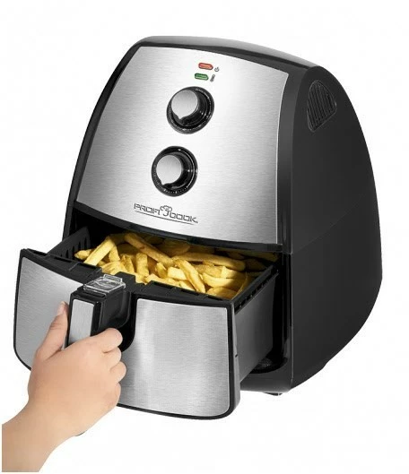 Fritteusen ProfiCook PC-FR 1115 H Heißluft-Fritteuse Edelstahl/schwarz 2 Fritteusen ProfiCook PC-FR 1115 H Heißluft-Fritteuse Edelstahl/schwarz – Bild 2