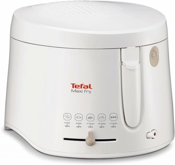 Fritteusen Tefal FF1000 MaxiFry Fritteuse Weiß 1 Fritteusen Tefal FF1000 MaxiFry Fritteuse Weiß