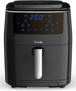 Fritteusen Tefal FW2018 Easy Fry Grill & Steam Heißluft-Fritteuse Schwarz