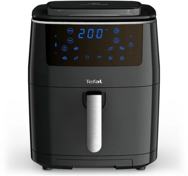 Fritteusen Tefal FW2018 Easy Fry Grill & Steam Heißluft-Fritteuse Schwarz 1 Fritteusen Tefal FW2018 Easy Fry Grill & Steam Heißluft-Fritteuse Schwarz