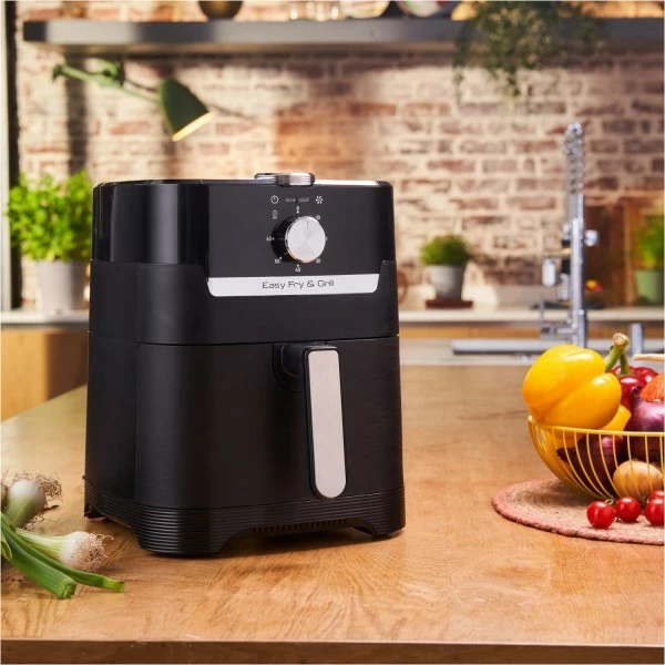 Fritteusen Tefal EY5018 Easy Fry & Grill Classic Heißluft-Fritteuse Schwarz 3 Fritteusen Tefal EY5018 Easy Fry & Grill Classic Heißluft-Fritteuse Schwarz – Bild 3