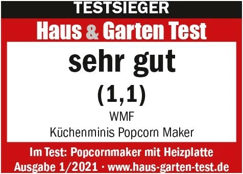 Popcorn, Schokolade & Co. WMF KÜCHENminis Popcorn Maker Silber/schwarz 6 Popcorn, Schokolade & Co. WMF KÜCHENminis Popcorn Maker Silber/schwarz – Bild 6