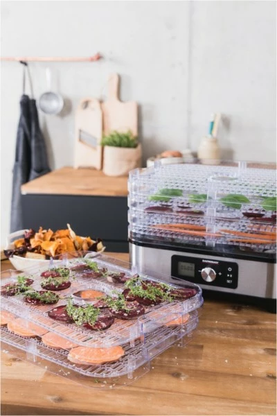 Dampfgarer & Reiskocher Gastroback Design Dörrautomat Natural Plus Edelstahl/schwarz 3 Dampfgarer & Reiskocher Gastroback Design Dörrautomat Natural Plus Edelstahl/schwarz – Bild 3