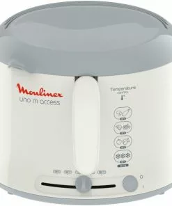 Fritteusen Moulinex AF1211 Uno M Access Fritteuse Weiß/grau
