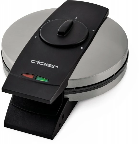 Waffelautomaten Cloer 1639 SR Waffelautomat Edelstahl Schwarz 2 Waffelautomaten Cloer 1639 SR Waffelautomat Edelstahl Schwarz – Bild 2