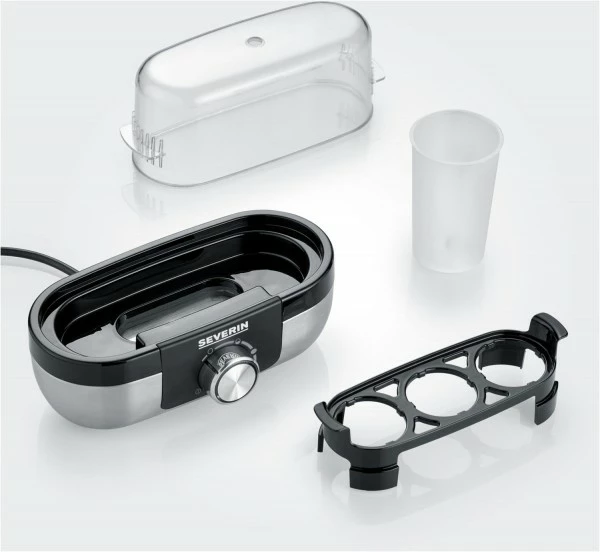 Severin EK 3163 Eierkocher Edelstahl-gebürstet/schwarz 5 Severin EK 3163 Eierkocher Edelstahl-gebürstet/schwarz – Bild 5
