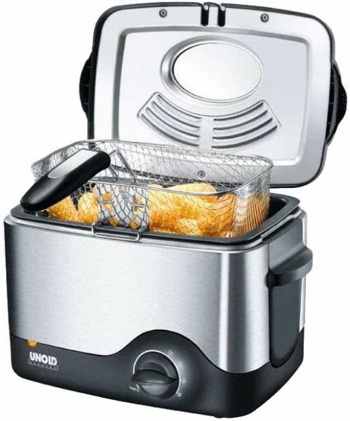 Fritteusen Unold 58615 Fritteuse Kompakt Edelstahl /schwarz 1 Fritteusen Unold 58615 Fritteuse Kompakt Edelstahl /schwarz