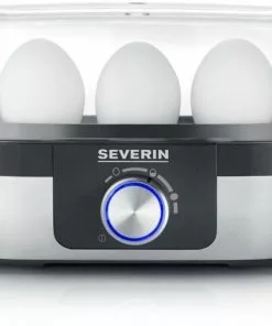 Küchenkleingeräte Verkäufe 29 Severin EK 3163 Eierkocher Edelstahl-gebürstet/schwarz