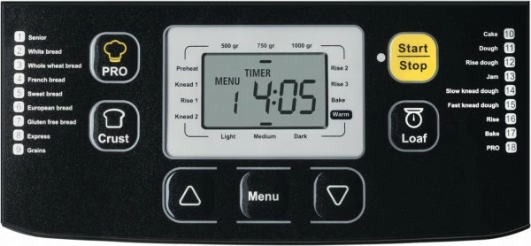 Brotbackautomaten Steba BM 1 Brotbackautomat Edelstahl/schwarz 6 Brotbackautomaten Steba BM 1 Brotbackautomat Edelstahl/schwarz – Bild 6