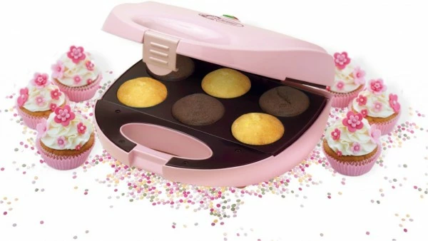 Waffelautomaten Bestron DCM 8162 Cupcake Maker Rosa 5 Waffelautomaten Bestron DCM 8162 Cupcake Maker Rosa – Bild 5