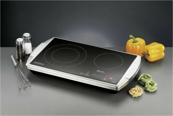 Geschirr- Und Kochplattenwärmer Rommelsbacher CT 3403/TC Doppelkochplatte Edelstahl 2 Geschirr- Und Kochplattenwärmer Rommelsbacher CT 3403/TC Doppelkochplatte Edelstahl – Bild 2