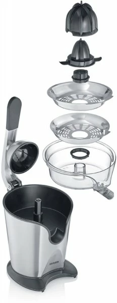 Entsafter & Zitruspressen Severin CP 3544 Zitruspresse Edelstahl-gebürstet/schwarz 6 Entsafter & Zitruspressen Severin CP 3544 Zitruspresse Edelstahl-gebürstet/schwarz – Bild 6