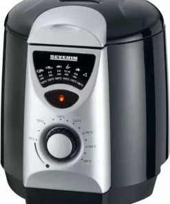 Fritteusen Severin FR 2408 Friteuse Schwarz-silber