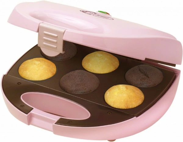 Waffelautomaten Bestron DCM 8162 Cupcake Maker Rosa 3 Waffelautomaten Bestron DCM 8162 Cupcake Maker Rosa – Bild 3