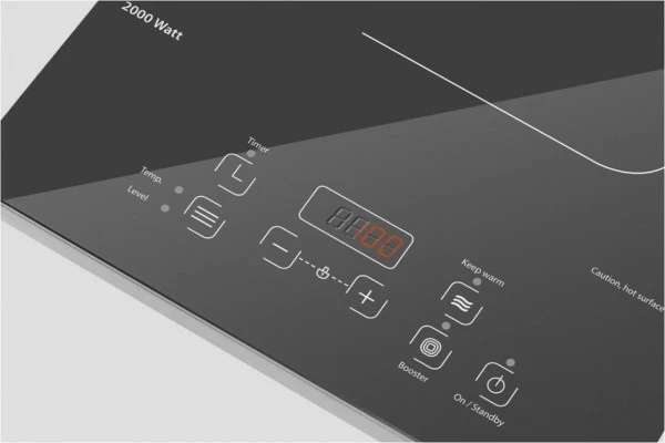 Geschirr- Und Kochplattenwärmer Caso Comfort C 2000 Induktionskochplatte Schwarz 2 Geschirr- Und Kochplattenwärmer Caso Comfort C 2000 Induktionskochplatte Schwarz – Bild 2