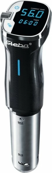 Dampfgarer & Reiskocher Steba SV 50 + VK 1 + Rezeptheft Sous-Vide Garer Edelstahl/schwarz + Weiß 6 Dampfgarer & Reiskocher Steba SV 50 + VK 1 + Rezeptheft Sous-Vide Garer Edelstahl/schwarz + Weiß – Bild 6