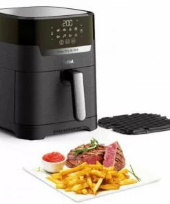 Fritteusen Tefal EY5058 Easy Fry& Grill XL Precision Heißluft-Fritteuse Schwarz